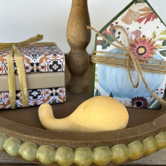 Handmade Tiered Tray Decor - Hello Fall - Autumn, Pumpkin, Signs, Mini - Picture 5 of 10